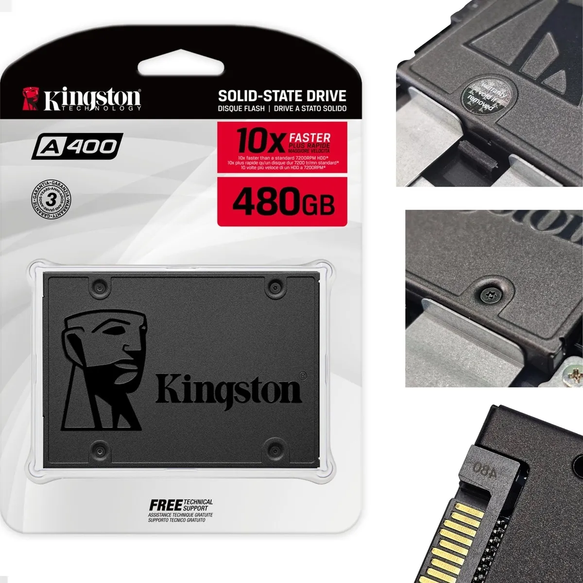 SSD Kingston A400 480GB SATA III 6Gb/s (SA400S37/480G)