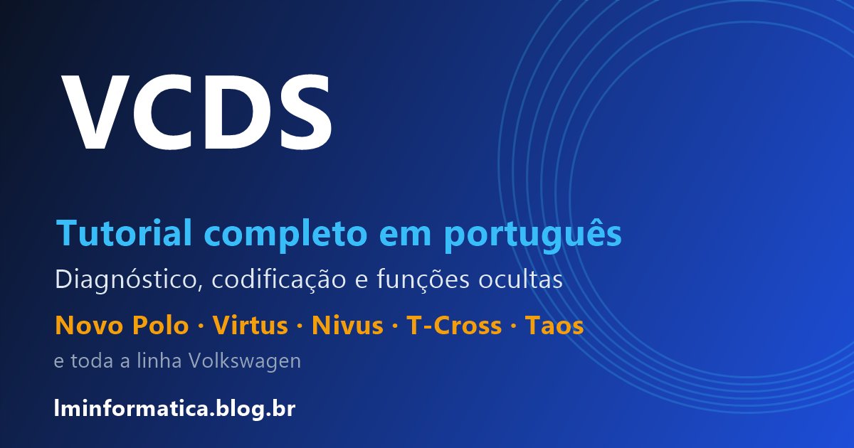 Tutorial completo de VCDS em português: Novo Polo, Virtus, Nivus, T-Cross e Taos