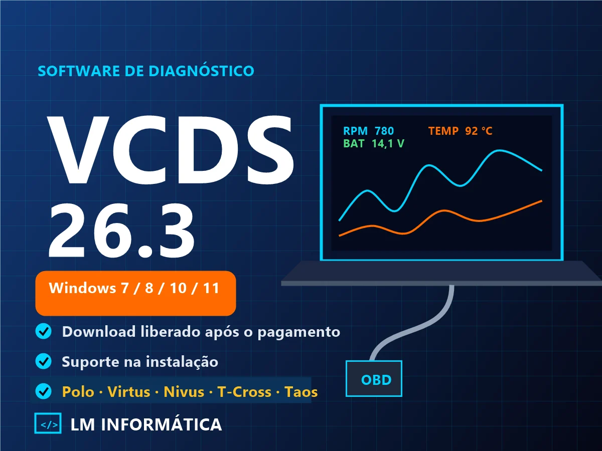 VCDS 26.3 — Software de Diagnóstico VW/Audi (Download) - Audi